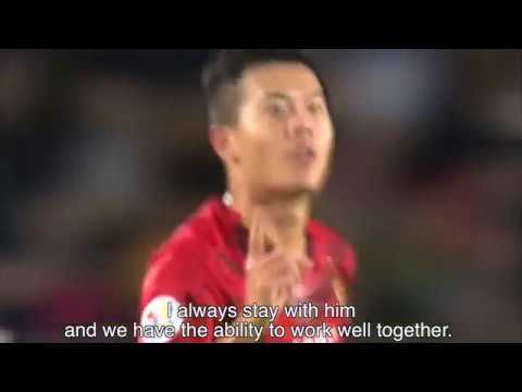 Guangzhou Evergrande's Huang Bowen analyses his great Ro16 goal at #ACL2015
