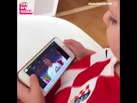 Dejan Lovren's son knows all the names of the Croatian players
