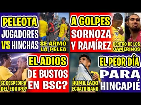 NO QUIEREN Q SEPAS! SE ENTRAN A GOLPES JUNIOR SORNOZA Y MOISES RAMÍREZ EN LOS CAMERINOS