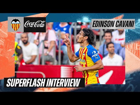 SUPERFLASH INTERVIEW DE EDINSON CAVANI TRAS EL PARTIDO EN SEVILLA