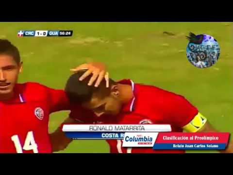 Gol de Costa Rica Ronald Matarrita
