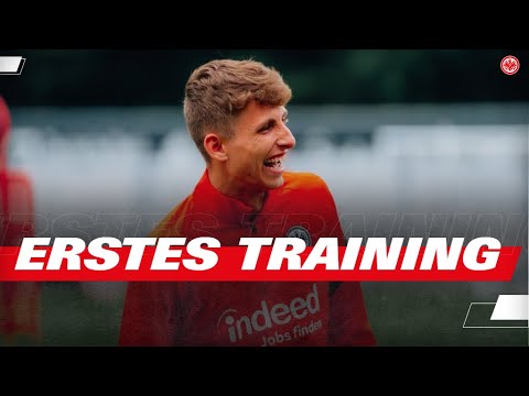 Erste Trainingseinheit von Jesper Lindström I Impressionen