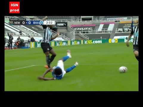 Tariq Lamptey performance  vs Newcastle