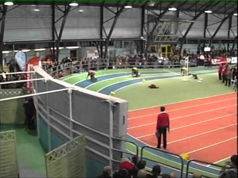 WORLD RECORD 400 M HURDLES INDOOR  in MONDEVILLE 2012 :  Felix SANCHEZ 49"25