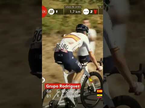 What a warrior Carlos Rodríguez is for finishing like this 💪 #Shorts #LaVuelta