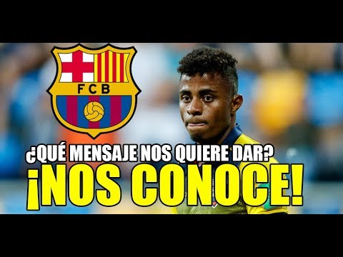 ¡EL POSIBLE PRÓXIMO FICHAJE DEL FC BARCELONA CONOCE EL CANAL! Y NOS CUENTA ALGO