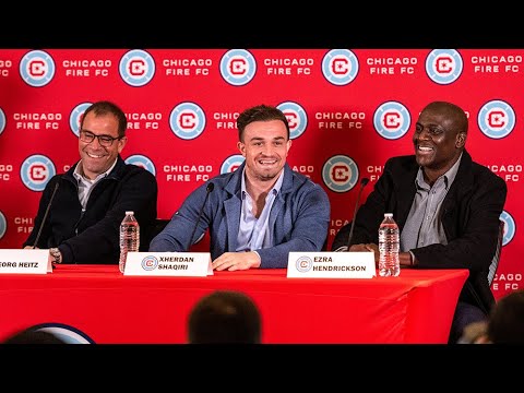 Xherdan Shaqiri Formally Introduced at Fire Fire Press Conference