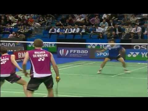 SF - MD - M. Boe/C. Mogensen vs Jung Jae Sung/Lee Yong Dae - Yonex Badminton French Open 2011