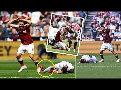 😢Nikola Vlasic Breaks Down In Tears After Seeing Ashley Westwood Broken Leg Injury