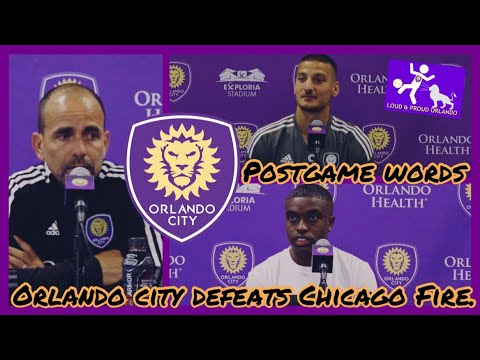 ORLANDO CITY DEFEATS CHICAGO FIRE | POSTGAME WORDS | ERCAN KARA | SEBAS MENDEZ | OSCAR PAREJA | MLS