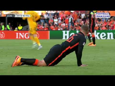 Chris Mepham-Vincent Janssen treffen aufeinander, Niederlande-Wales, UEFA Nations League 2022