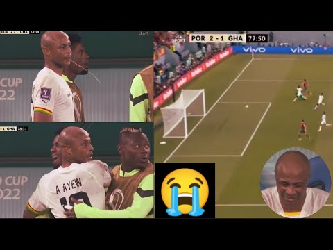 HILARIOUS 😂! Andre Ayew Crazy Reaction The Moment Joao Felix Scored The Second Goal 😂