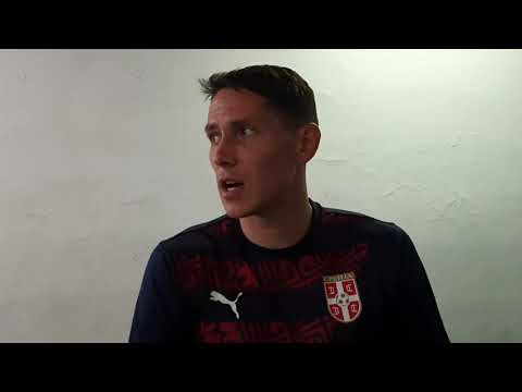 Saša Lukić posle utakmice Srbije - Norveška