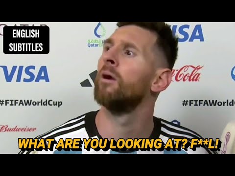 LEO MESSI fights with WEGHORST and talks about VAN GAAL, THE REFEREE and FIFA 😂
