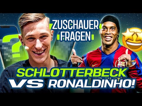 NICO SCHLOTTERBECK gegen RONALDINHO!🔥 Zuschauerfragen 🤨At Broski - Die Sport Show #5