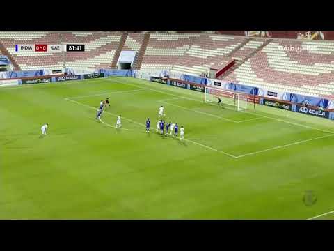 هدف عبدالله ادريس اليوم على الهند الاولمبي هدف الامارات اليوم على الهند الاولمبي