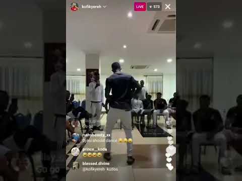 How Afena-Gyan, Denis Odoi, Montari Kamaheni & others danced during their initiation to Black Stars