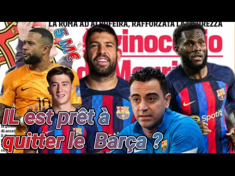 Jordi Alba - Memphis Depay - Pablo Torre - Franck Kessié sont-ils prêts à quitter le Barça ?