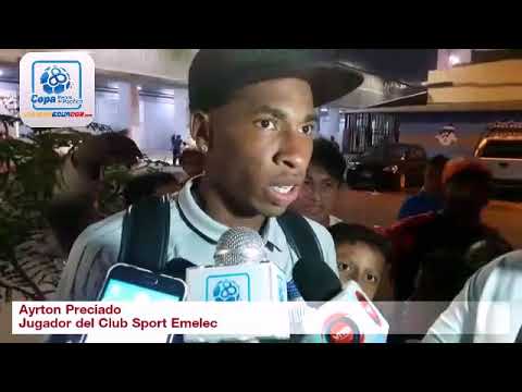 Ayrton Preciado, jugador del Club Sport Emelec #CopaBancodelPacifico