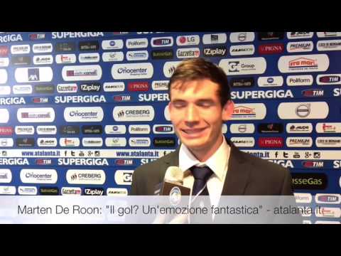 Marten De Roon a segno in Atalanta-Palermo 3-0