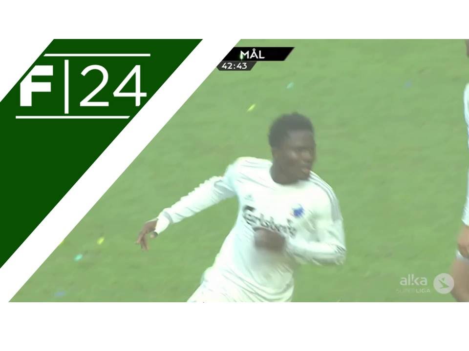 New Leicester signing Daniel Amartey scores stunner against Brondby!
