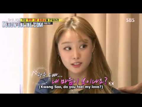 Song Ji Eun confess her love towards Lee Kwang Soo on Running Man