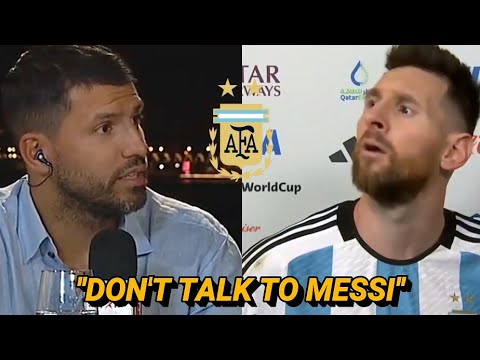 KUN AGÜERO explains why MESSI got mad at WEGHORST 😅