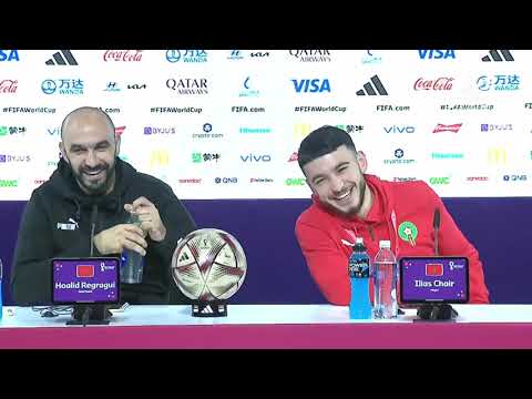 مترجم  Iliass Chair: Walid Regragui Is like our father! وليد هو بمثابة اب لنا