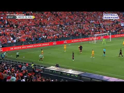Joe Rodon Little Speech on the Corner Area, Niederlande-Wales, UEFA Nations League 2022