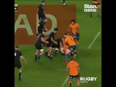 Harry Wilson taking on the run it straight challenge 👊📺 Stan Sport 9Gem#NZLvAUS #Wallabies #TRC2022