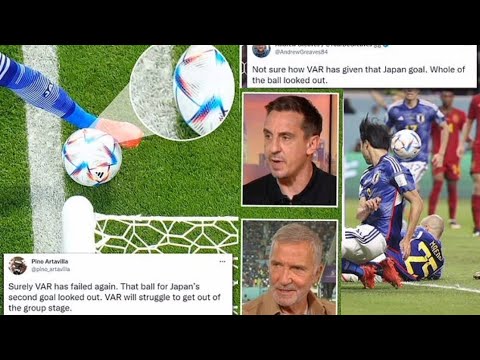 Neville Angry reaction on Japan VAR controversial Ao Tanaka goal in Japan vs Spain as Germany Out Neville Angry reaction on Japan VAR controversial Ao Tanaka goal in Japan vs Spain as Germany Out
