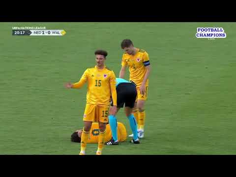 Brennan Johnson starke Kopfschmerzen, Niederlande-Wales, UEFA Nations League 2022