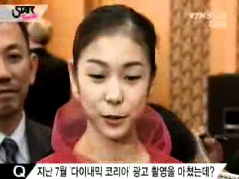 [sports] Yu-na Kim. Tae-Hwan Park, commercial interview(김연아.박태환 광고촬영 인터뷰)