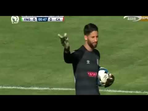 شاهد تألق الحارس معز حسن في مباراته أمام يانج افريكانز التنزاني