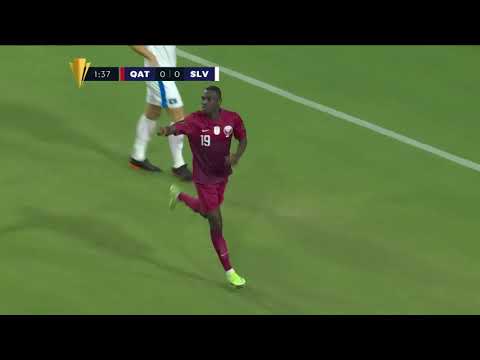 Goal! Qatar 1-0 El Salvador | Al Moez Ali 2'