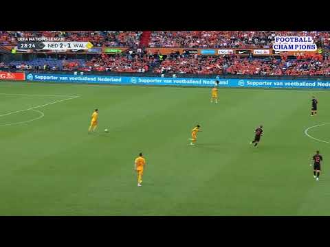 Joe rodon Ball passt zu Gegnern, Niederlande-Wales, UEFA Nations League 2022