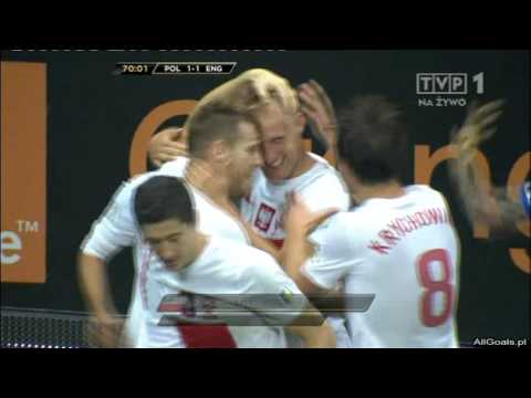 Polska 1-1 Anglia - Glik | Poland 1-1 England - Glik 17.10.2012
