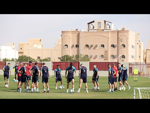 Trening Hrvatske nogometne reprezentacije u Rijadu