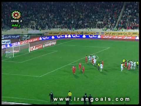 Ali Karimi red carded against Perspolis