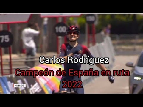 Carlos Rodríguez campeón de España en ruta 2022