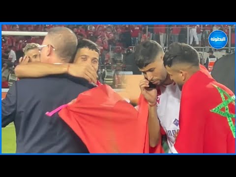 لحظة تلقي يحيى جبران للتهاني من الملك محمد السادس عبر مكالمة هاتفية