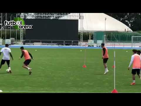 Cyle Larin’den antrenmanda klas vuruş