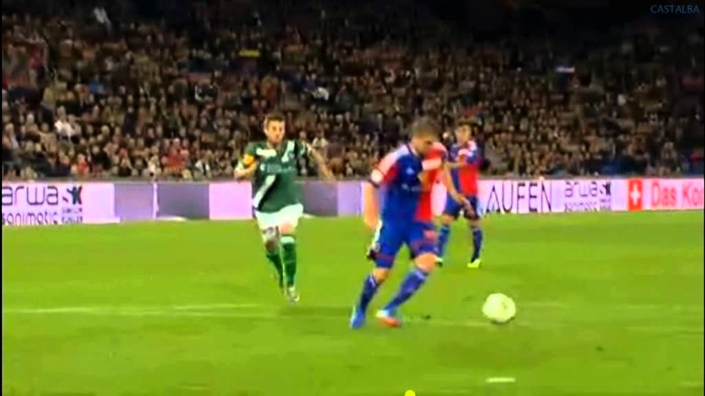 Fabian Frei goal -  FC Basel Vs St. Gallen (Week 12)