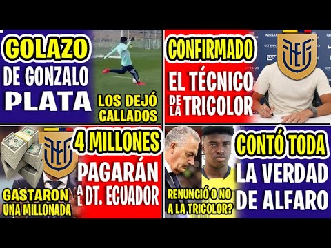 CONFIRMADO! PAGARON 4 MILLONES POR EL TÉCNICO DE LA TRICOLOR | GOLAZO GONZALO PLATA CONFIRMADO! PAGARON 4 MILLONES POR EL TÉCNICO DE LA TRICOLOR | GOLAZO GONZALO PLATA