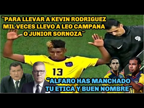 VITO MUÑOZ Y W.SANCHEZ INDIGNADOS CON GUSTAVO ALFARO POR CONVOCAR A KEVIN RODRIGUEZ Y NO A CAMPANA