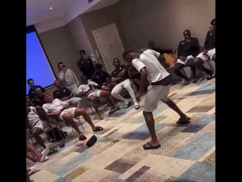 Black Stars Winger Abdul Fatawu Issahaku dancing skills displayed in camp ahead of Brazil friendly