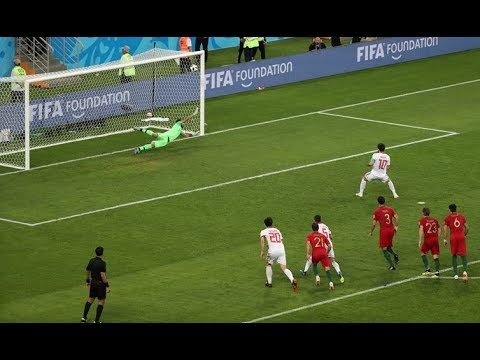 Gol de Karim Ansarifard de pênalti - IPortugal 1 vs 1 Iran - Copa 2018 25/06