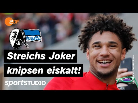 SC Freiburg – Hertha BSC Highlights | Bundesliga, 24. Spieltag 2021/22 | sportstudio