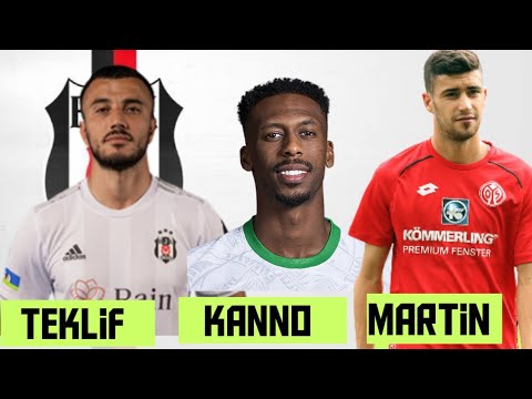 BEŞİKTAŞ TRANSFER 🔥Mohamed Kanno, Aaron Martin, Romain Saiss #beşiktaş