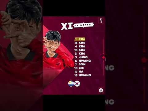 우루과이 VS 대한민국 명단 소개 대참사 #shorts